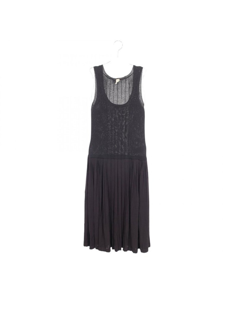Hermes Dress Sleeveless Switch Gaultier Era Star Mark Cotton Silk
